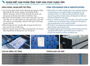 Nhận biết ống thép hòa phát chính hãng