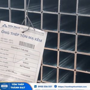 Thép hộp Hòa Phát 30x30